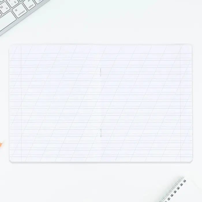 Тетрадь 12 листов в косую линейку, А5, на скрепке, блок №1 &laquo;Мяч&raquo; МИКС