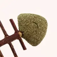 Игрушка для кошек из прессованной кошачьей мяты &laquo;Рыба&raquo;, 8.5 см, скелет из мататаби