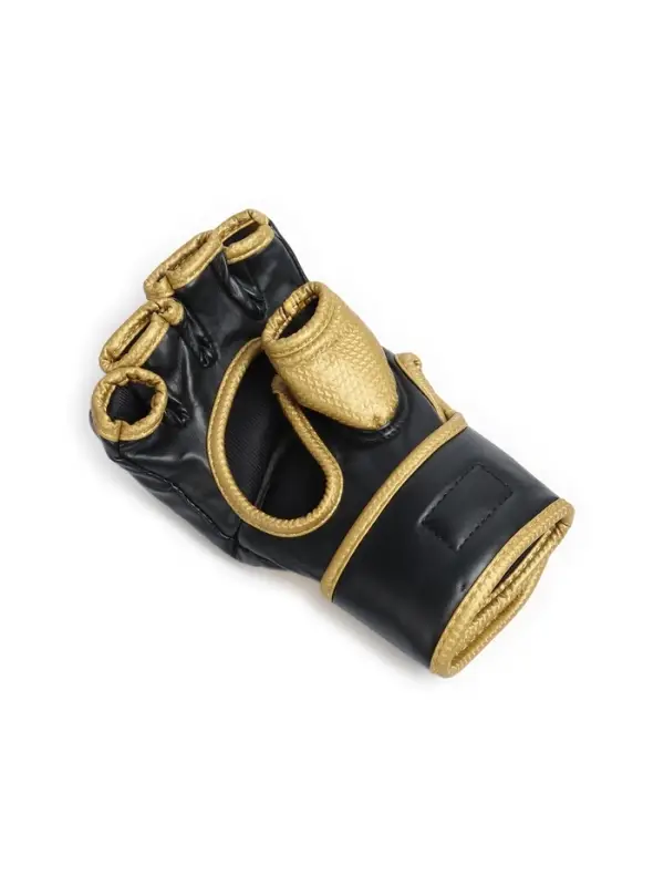 Перчатки для ММА боевые FIGHT EMPIRE, GOLD, чёрно-жёлтые, размер S
