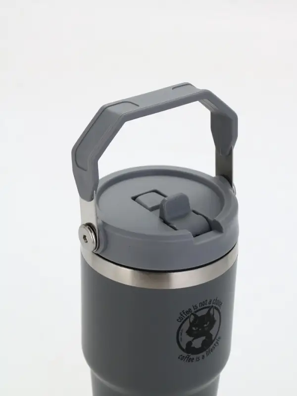 Термостакан с ручкой  Термостакан с ручкой "Coffee", 600 мл