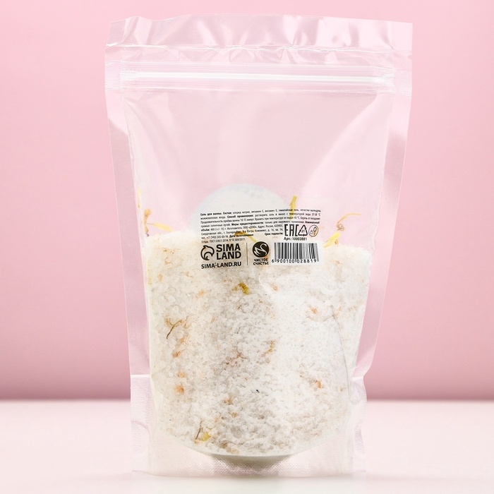 Соль для ванны с календулой и можжевеловой ягодой, 400 г, Новый Год Соль для ванны с календулой и можжевеловой ягодой, 400 г, Новый Год