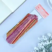 Подарочный бант - шар №5 &laquo;Узор&raquo;, красный, для упаковки подарков