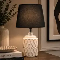 Лампа настольная RISALUX &laquo;Медитация&raquo;, Е14, 40 Вт, бежевая, 20&times;20&times;35 см