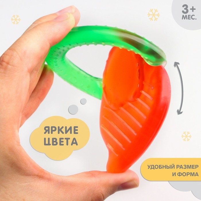 Прорезыватель охлаждающий с водой «Лепесток», цвет МИКС, Крошка Я