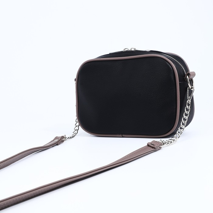 Сумка женская через плечо, TEXTURA, маленький размер, цвет чёрный Сумка женская через плечо, TEXTURA, маленький размер, цвет чёрный