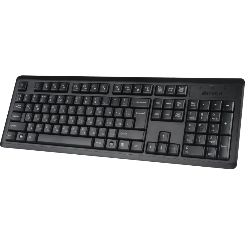 Набор клавиатура+мышь A4Tech V-Track 4200N клав:черный мышь:черный USB WLS