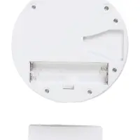Зеркало настольное с подсветкой KZ-09, 30&times;16&times;16 см, увеличение х 10, USB, белое