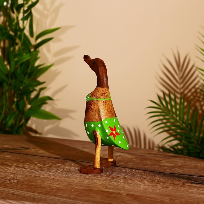 Сувенир Сувенир "Утка в купальнике" дерево 25 см