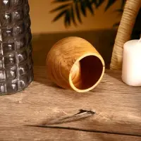 Стакан, 35 мл, 10×10×9 см, тиковое дерево