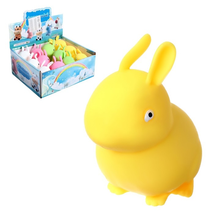 Мялка «Зайка» с пастой, цвета МИКС Мялка «Зайка» с пастой, цвета МИКС