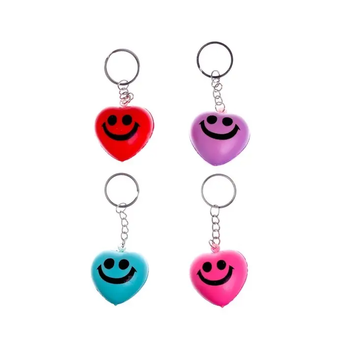 Сквиш - брелок детский «Сердечко», антистресс игрушка - мялка, МИКС Сквиш - брелок детский «Сердечко», антистресс игрушка - мялка, МИКС