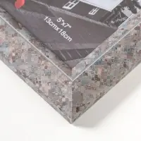 Фоторамка пластик 13х18 см "Марокканская мозаика" оттенки коричневого 23х18х2