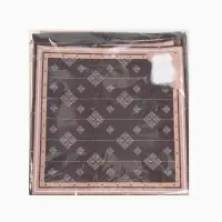 Платки носовые мужские &laquo;Этель&raquo;, 30&times;30 см, набор 12 шт., 100% хлопок, коричневые, рисунок МИКС