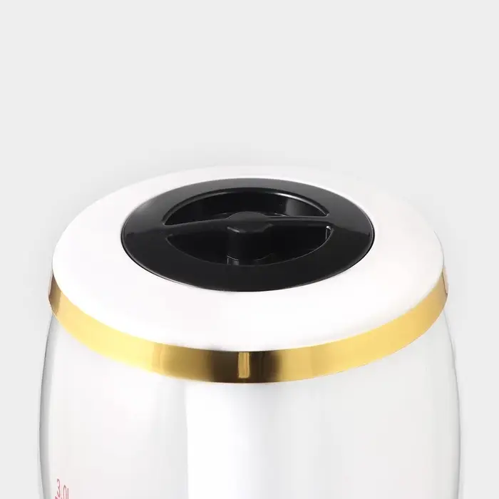 Башня пивная с краном Gold, колба с подсветкой, 3 л, пластик, батарейки cr 2032, золотистая