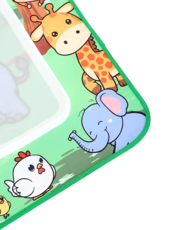 Коврик для рисования водой "Зверята" 2 маркера