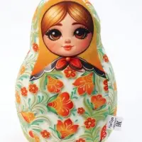 Мягкая игрушка - подушка &laquo;Матрешка&raquo;, 23 см