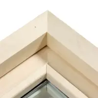 Окно, 30×30см, однокамерный стеклопакет, осина Окно, 30×30см, однокамерный стеклопакет, осина