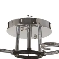 Люстра &laquo;Дождь&raquo; 3&times;40 Вт Е27 хром 48&times;48&times;24 см