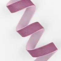 Лента бархатная, 20 мм, 18&plusmn;1 м, сиреневая №199