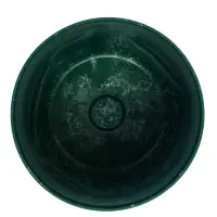 Кашпо со вставкой 1 л d15 см h14см МИКРИТ зеленый слайн