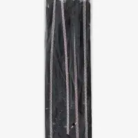 Молния &laquo;Трактор&raquo;, №5, разъёмная, замок автомат, 80 см, чёрная, белая, красная