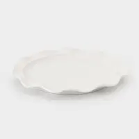 Тарелка Breeze, d=20 см, керамика, белая