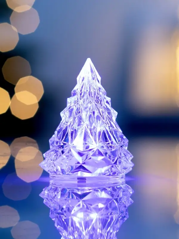 Световая фигура "Елочка", 6.5x5 см, 1 LED, AG41x3, RGB