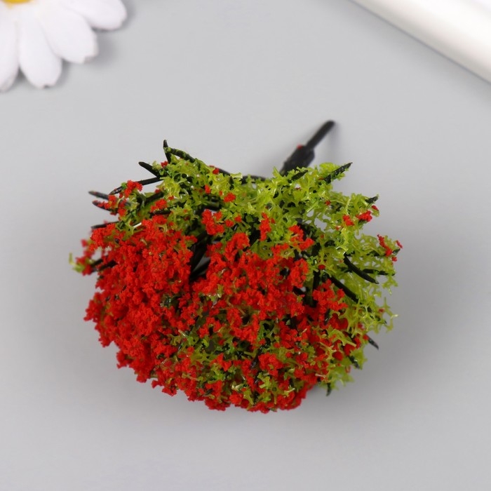 Искусственное растение для творчества пластик Искусственное растение для творчества пластик "Огненное дерево" 9 см