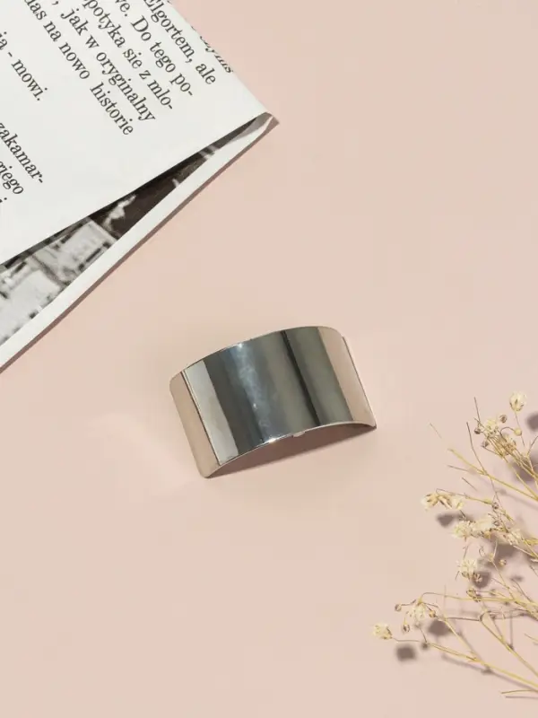 Заколка для волос &laquo;Крючок&raquo;, 4.5&times;2.5 см, серебро