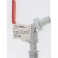 Кран водоразборный со штуцером ZEIN Engr, 1/2"