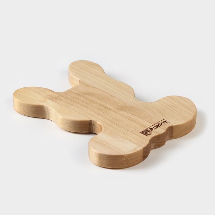 Менажница - тарелка деревянная Adelica «Зайчик», 20,5×11,5×1,8 см, берёза Менажница - тарелка деревянная Adelica «Зайчик», 20,5×11,5×1,8 см, берёза