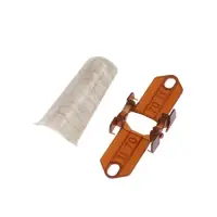 Угол наружный для плинтуса &laquo;Деконика&raquo;, с крепежом, 70 мм, 2 штуки, цвет 547 лофт светло-серый