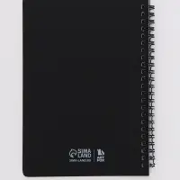 Блокнот вечный, А5, 40 л., микрофибра 1 шт. &laquo;Черный&raquo;