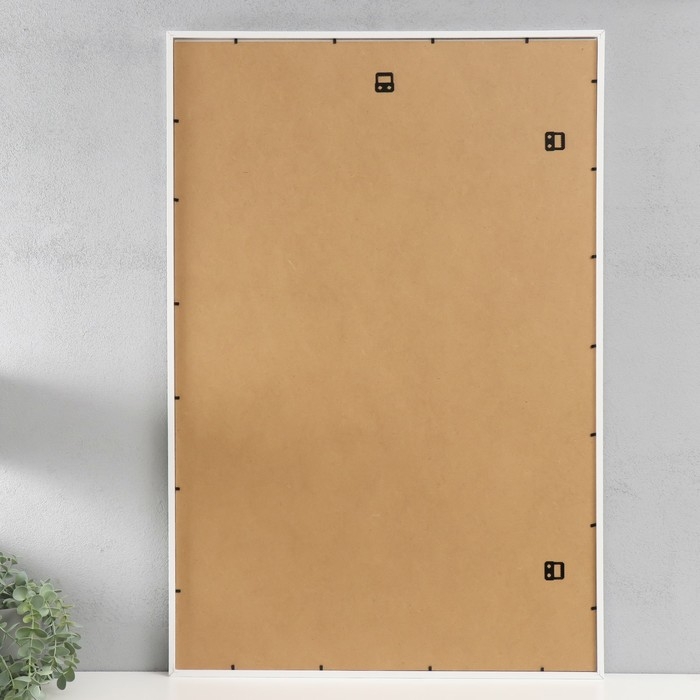 Фоторамка МДФ "Nina" 60x90 см, белый (пластиковый экран)