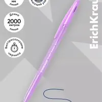 Ручка шариковая ErichKrause R=301 Spring Stick, узел 0.7 мм, синяя, МИКС