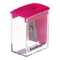 Точилка ErichKrause. City Mini Vivid, с контейнером, МИКС