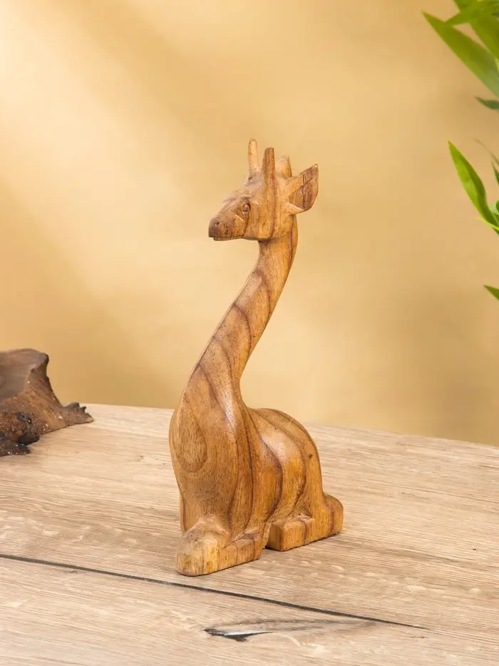 Сувенир "Жирафик" дерево Пиннис, 12х6х25 см, цв. коричневый Сувенир "Жирафик" дерево Пиннис, 12х6х25 см, цв. коричневый
