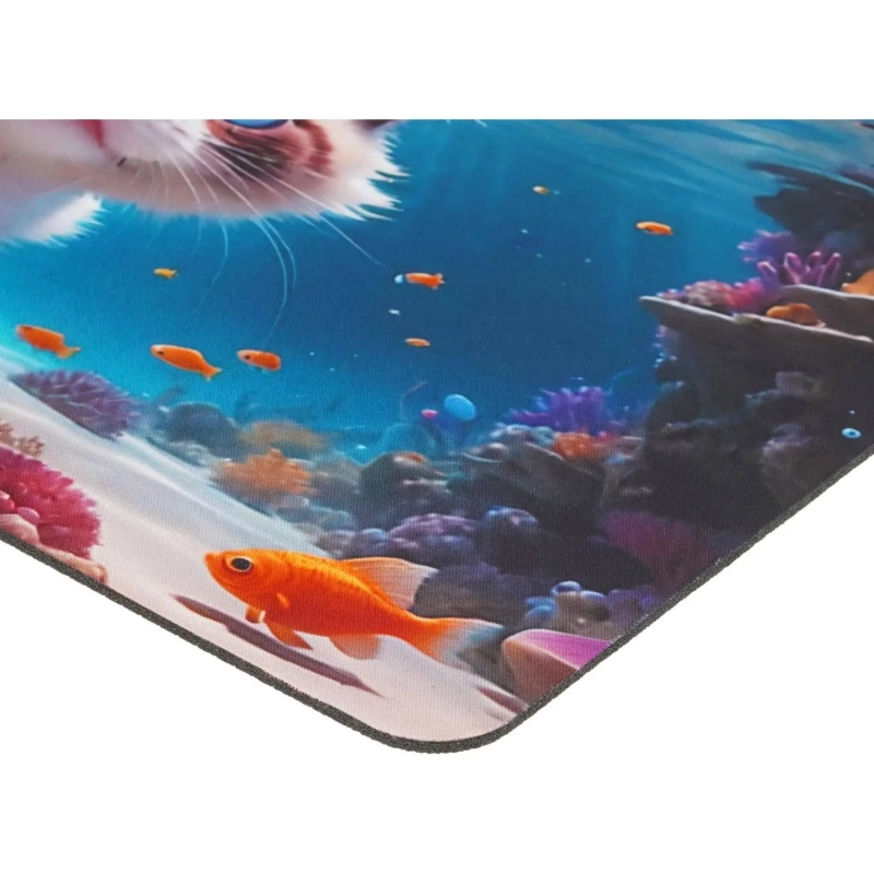 Коврик для мыши Cactus Fish Cat 300x250x3мм (CS-MPC-D15M)