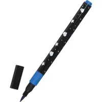 Фломастеры 12 цветов с блестками, в пластиковой коробке