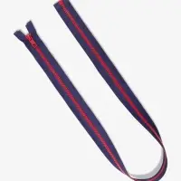 Молния &laquo;Трактор&raquo;, №5, разъёмная, замок автомат, 80 см, синяя, красная