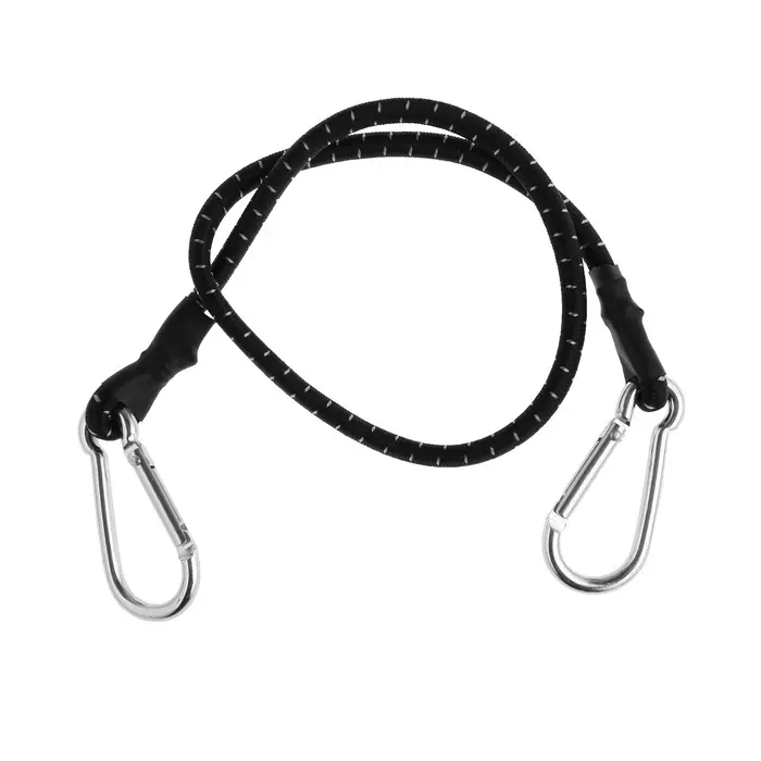 Резинка для крепления багажа TORSO, 60 см, d=6 мм, металлический карабин