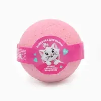 Детская бомбочка для ванны, 120 г, аромат клубничное мороженое