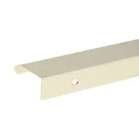 Ручка профильная мебельная торцевая CAPPIO RT002AU, L=250 мм, м/о 192 мм, сатиновое золото