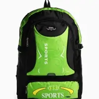 Рюкзак туристический, 35 л, с увеличением, с карманами, Sport XLS, зелёный