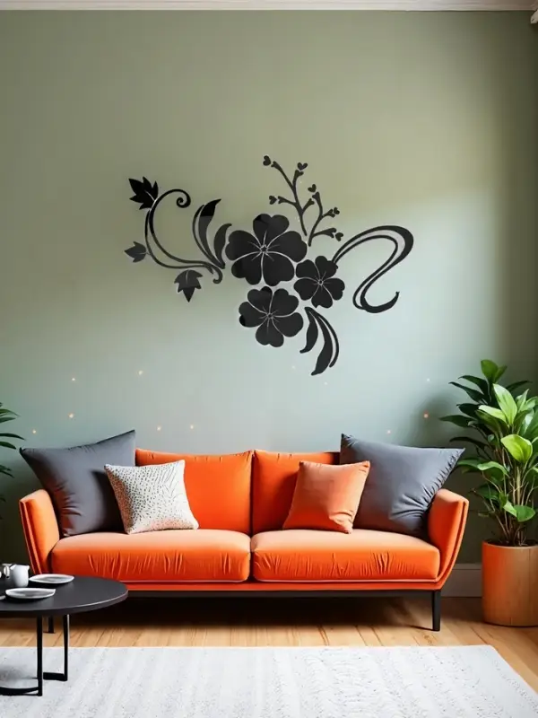 Набор наклеек интерьерных TAKE IT EASY &laquo;Цветы&raquo;, декор настенный, панно, 124&times;165 см