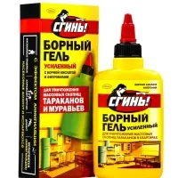 Средство от тараканов Дохлокс &laquo;Сгинь&raquo; №76, гель, борный, усиленный, флакон, 100 мл