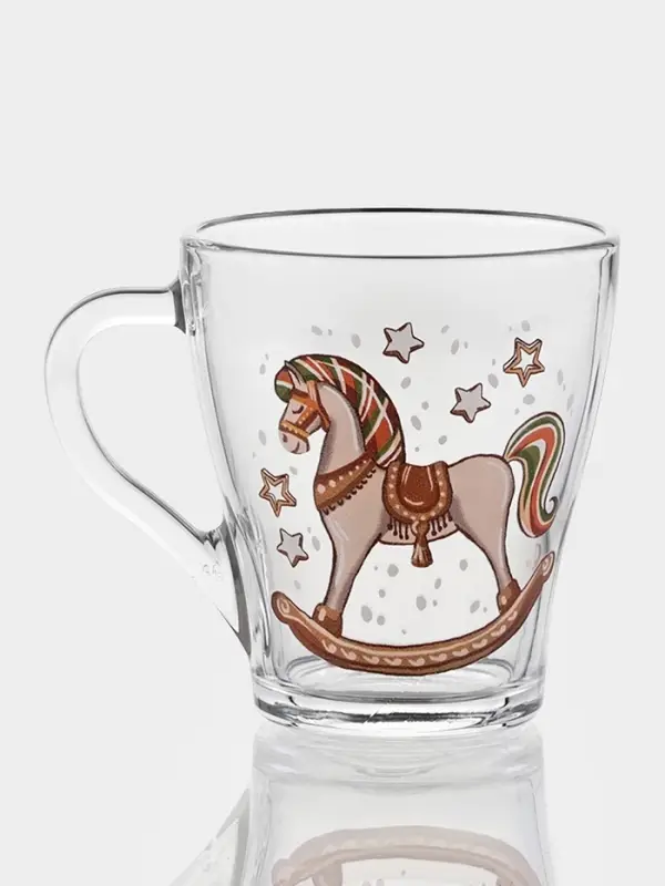 Кружка Кружка "Грация" "Новогодние игрушки" 250 мл