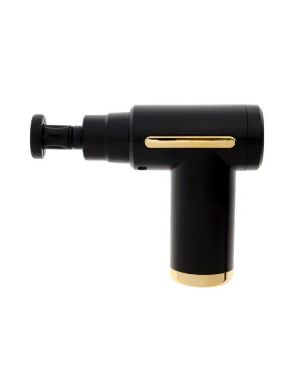 Массажёр для тела LEM-02, вибрационный, 4 насадки, 6 режимов, 1800-3200 об/мин, чёрный