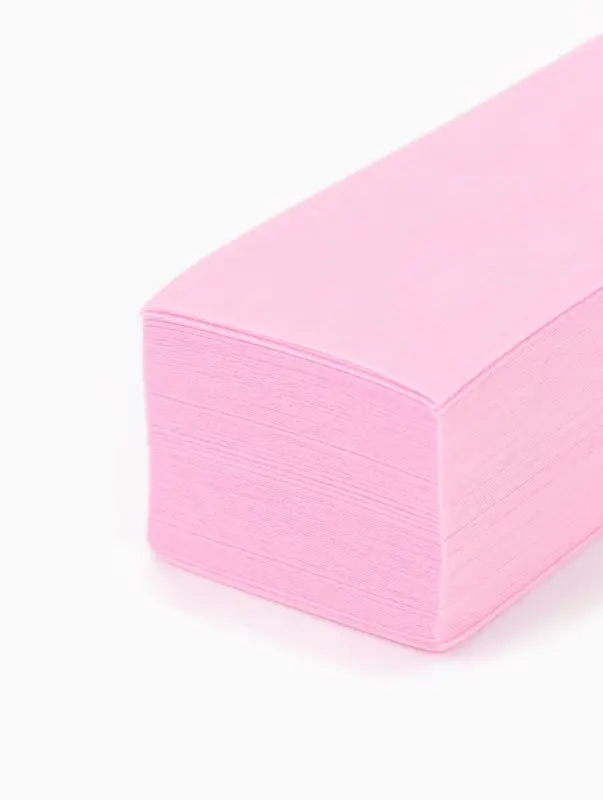 Полоски для депиляции, 20&times;7 см, 100 шт., розовые