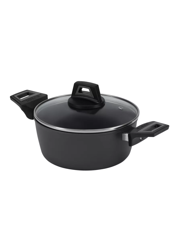 Кастрюля с крышкой 24 см Graphit-24C антипригарная 4,2 литра